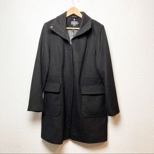 Pendleton black wool blend winter coat sz 14